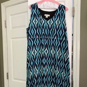 Coldwater Creek, multi-colored dress, Size PL